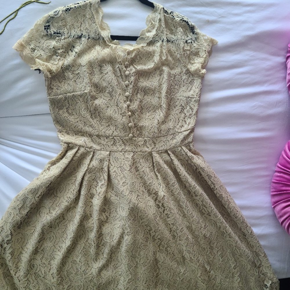 Modcloth Size 16 Lace Dress